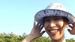 Amateur Japanese chick Hayashibara moans while riding a dick