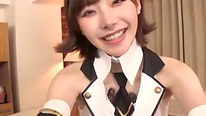 Foxy Japanese girl Fukada Eimi enjoys getting fucked by her man