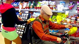 Small boobs cutie Zoe Zebra enjoys having sex with an older man