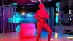 Amateur striptease and Solo masturbation