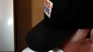 Oral gloryhole DILF sucks cock at home