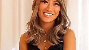 Stunning Japanese chick Aika takes a small dick in her mouth