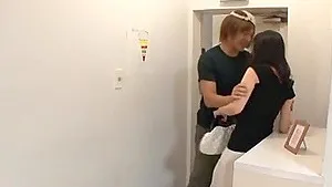 Quickie fucking on the bed with slender Japanese Miku Hasegawa