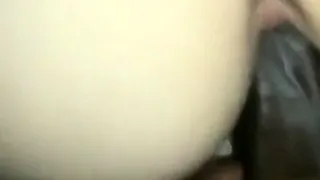 BBC fucks tight pussy with creampie