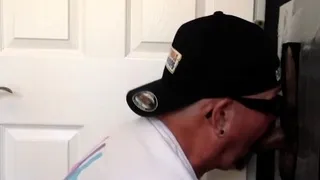Gloryhole homemade DILF fucked in ass