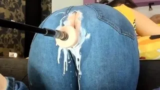 Fuck Machine Creams PAWG MILFs Jeans