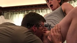 Slippery FTM pussy fucked by daddy's big cock