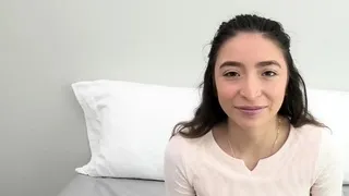 This super petite 4 foot 9 85lb teen sucks and fucks