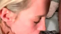 Sexy amateur blonde blowjob amp cumshot HD