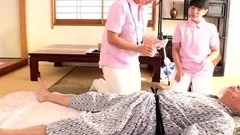 Old and young threesome Telsev