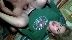 Busty amateur blonde gf hardcore sex with her bf