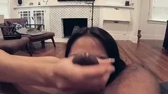 Huge Japan blowjob and handjob POV orgy with a cumshot