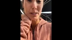 Asian girlfriend outdoor fucked and creampied