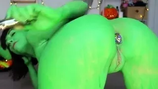 Mylene unique halloween alien porn cosplay