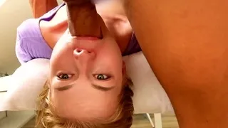 Petite Blonde Mimi Cica Rough Face Fuck