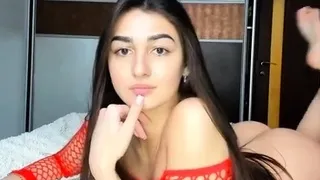 Brunette Solo Webcam Masturbation