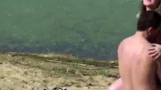 my Stepdaughter caught with her BF on the beach