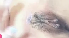 Sweet beauty masturbating on webcam close up