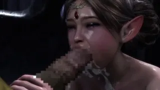 Ariel ~Noble Elf Girl Turned Into the Goblin Chief's Sex