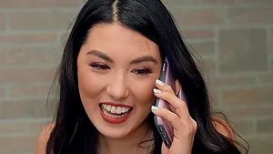 Provocative Asian girl Mina Moon enjoys getting fucked from behind