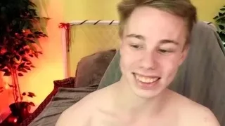 Blonde Cheerful Young masturbating Part 3 doing a Cam Show