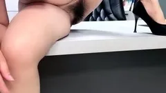 Big boobs milf masturbates with her dildo