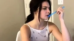 Brunette Solo Webcam Masturbation