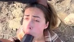 Big cock loving slut blowjob