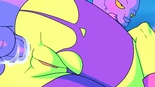 Beerus and Cheelai Fucking in dream - Animation
