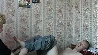Mom Son's friend, Russian Mature Granny Fucking