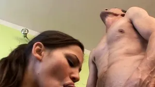 Overwhelming brunette Lesya adores erected love stick