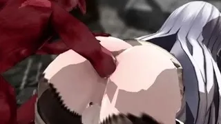 Goblin punishing the Hero