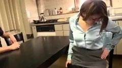 Busty Japanese with hairy pussy Yuri Oshikawa in gangbang