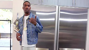 Hardcore interracial fucking in the kitchen with Asian Cindy Starfall