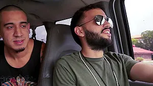 Hardcore fucking in the van with small tits amateur Charli Maverick