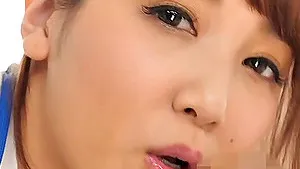 Japanese doctor sucks a patient's dick and swallows his cum