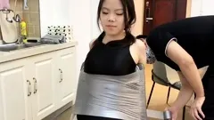 Chinese beauty tape gag