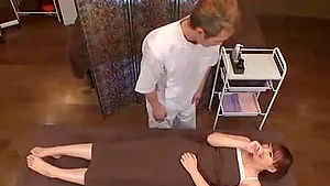 Massage leads to nice fucking with an adorable Japanese chick