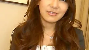 Pretty Japanese chick Mihono Tsukimoto gets fucked hard from behind