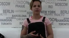 Small titted brunette amateur anal nailed at home