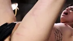 Hairy slave tormented day one by master The Pope