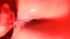 Horny amateur couple close up anal on webcam