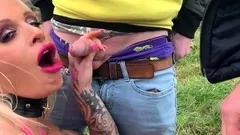 Blonde Laura Crystal with big boobs