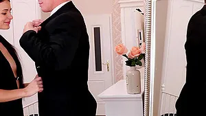 Kate Rich loves getting her shaved pussy drilled from the side