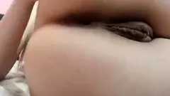 Amateur blonde teen girlfriend toyed and facialized