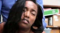 Cop fucks milf and compeer' patron's sister black mailed