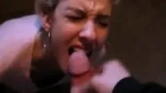 Blonde teen cumshot compilation