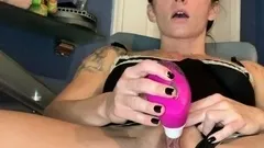 MILF With Big Pussy Lips And Huge Clit Has Two Incredible