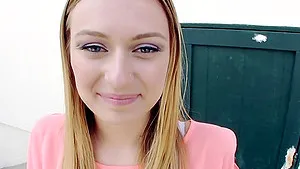 Homemade POV video of topless Natalia Starr making him cum