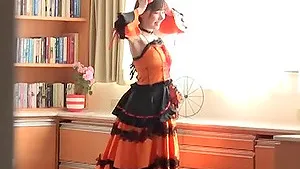 Horny solo Japanese girl Fukada Eimi enjoys playing with toys